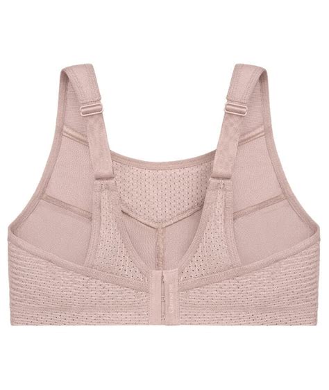 Glamorise No Bounce Camisole Elite Wire Free Sports Bra Rose Tan Curvy