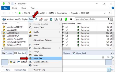 How To Use Pdm Move Tree Mlc Cad Systems