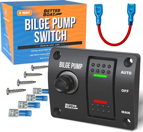 Amazon Bilge Pump Switch Way With Panel And V Led Lights And