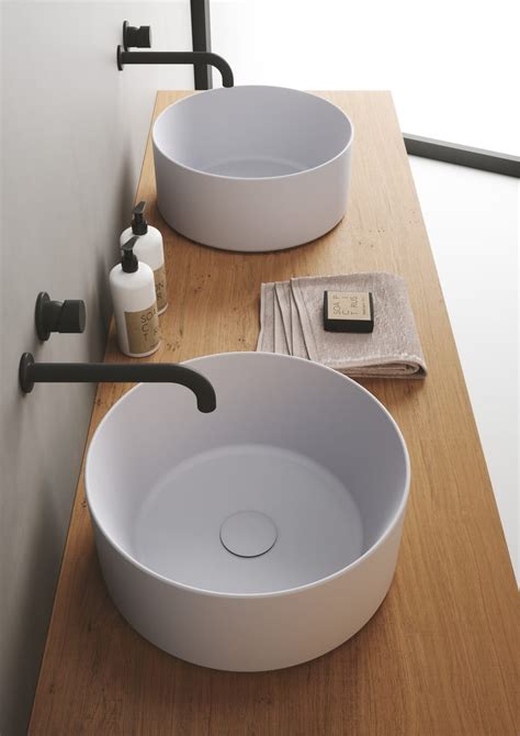 OPEN Lavabo Rotondo Collezione Lavabi D Arredo By Olympia Ceramica