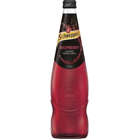 Schweppes Cordial Raspberry 750ml Woolworths