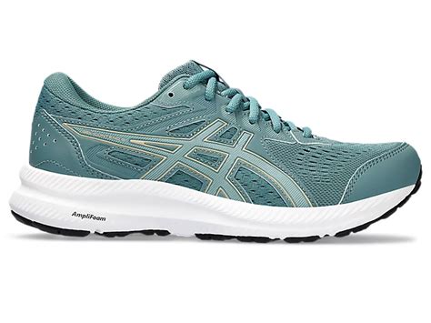 GEL-CONTEND 8 | Women | Foggy Teal/Ocean Haze | Women's Running Shoes ...