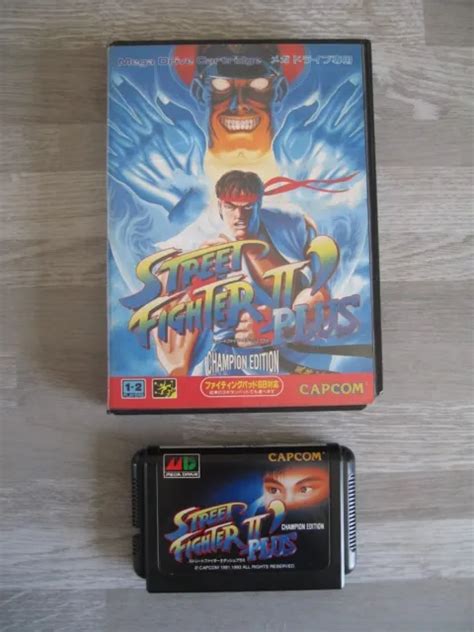 STREET FIGHTER II Plus Champion Edition Megadrive Ntsc Jap Bon Etat EUR