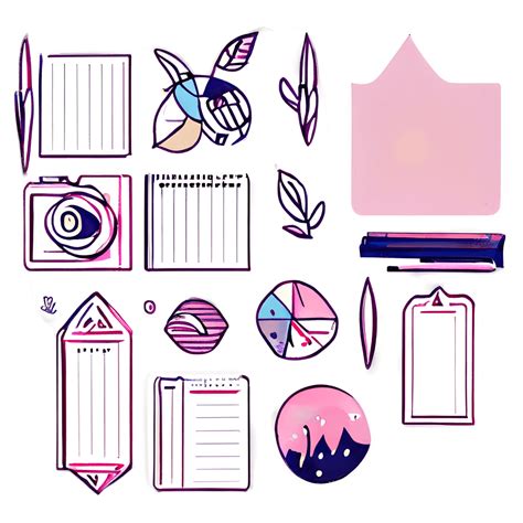 Bullet Journal Sticker Set Creative Fabrica