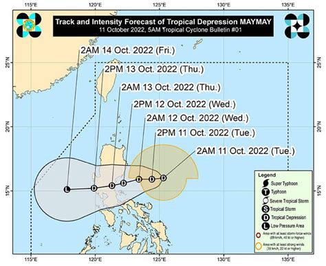 Signal No Up In Areas In Luzon As Lpa Becomes Tropical Depression