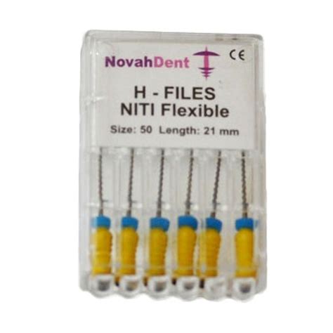 Novahdent H Files Size Nickel Titanium Mm Long Pk Lavadent Online