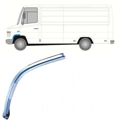 Mercedes Vario Vorne Radlauf Reparaturblech Rechts