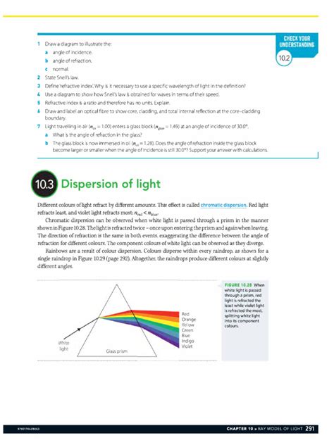 Dispersion of Light | PDF