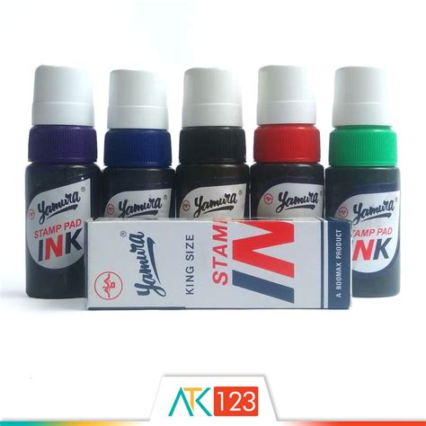 Jual Isi Refill Tinta Bak Stempel Cap Stamp Pad Ink King Size