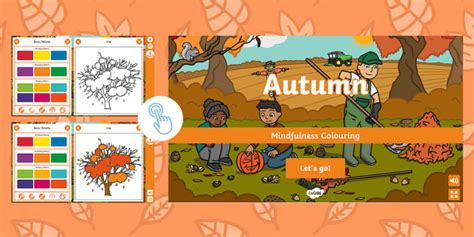 Autumn Interactive Colouring Activity Hecho Por Educadores