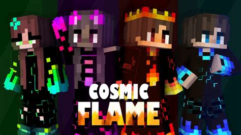 Cosmic Flame By Pixelationz Studios Minecraft Skin Pack Minecraft