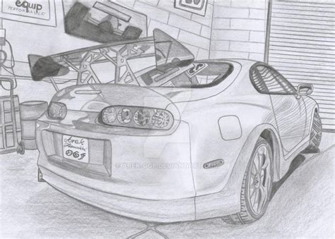 Supra Mk4 Dibujo