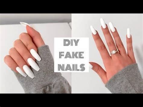 Longlasting Waterproof Nails Fake Nails Youtube