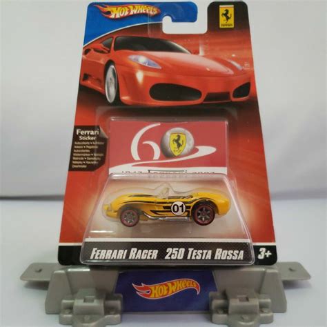 Hot Wheels Ferrari Racer 250 Testa Rossa 60 Anos Amarela Shopee Brasil