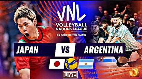 Japan Vs Argentina Live Score Update Today Match Vnl Fivb