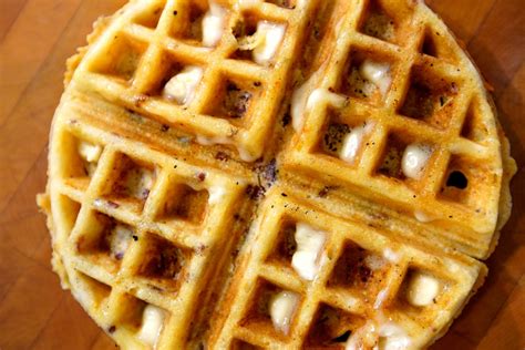 Cornbread Waffles With Bacon — Sam The Cooking Guy