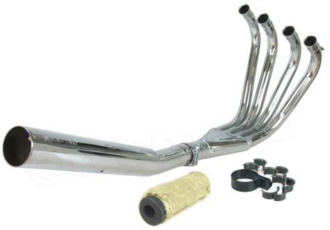 Marving Suzuki Gs Complete Exhaust Racing Line Chrome