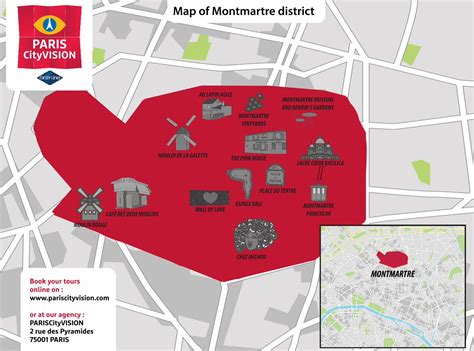 Pdf Map Of Montmartre District Pariscityvision Sacr C Ur