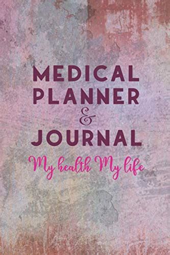 Medical Planner And Journal My Health My Life By Evense Stationery