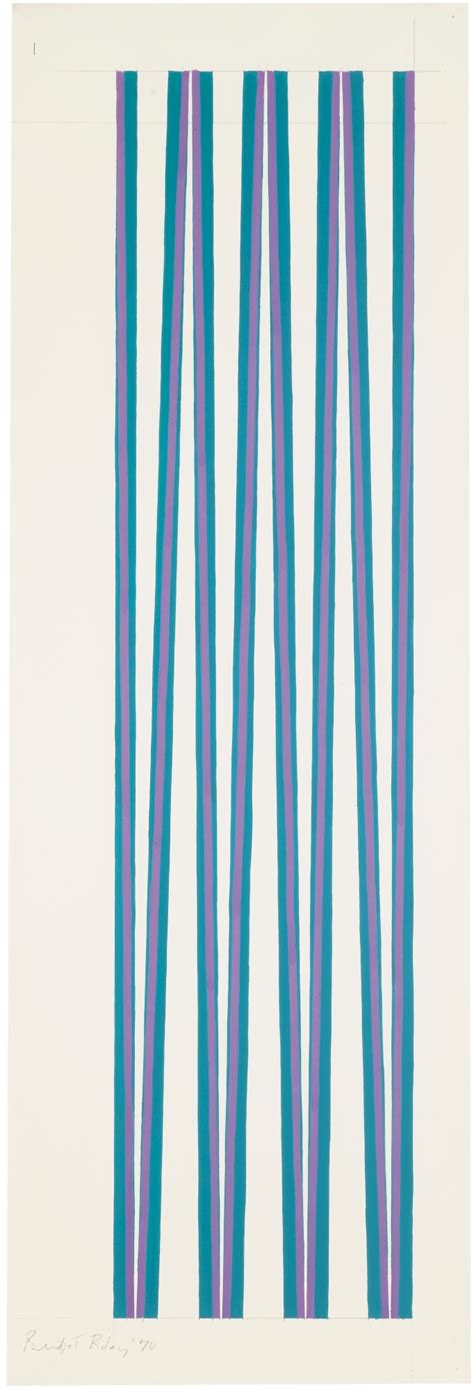 Bridget Riley Bright Red Blue Green Diagonals 1975 Mutualart