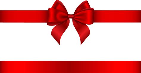 Red Bow And Ribbon Vector 3027574 Vector Art At Vecteezy