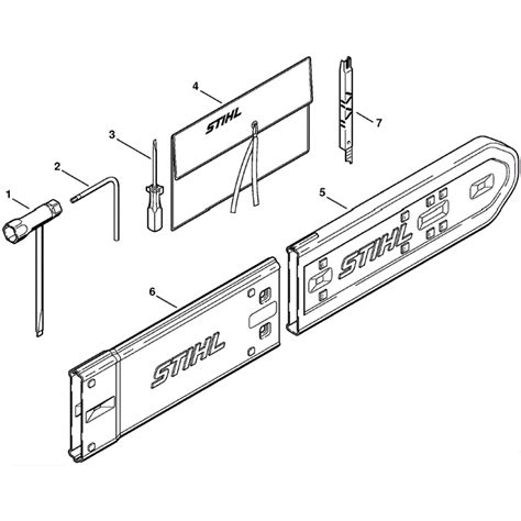 Stihl MS 261 Chainsaw MS261 CQ Parts Diagram Tools