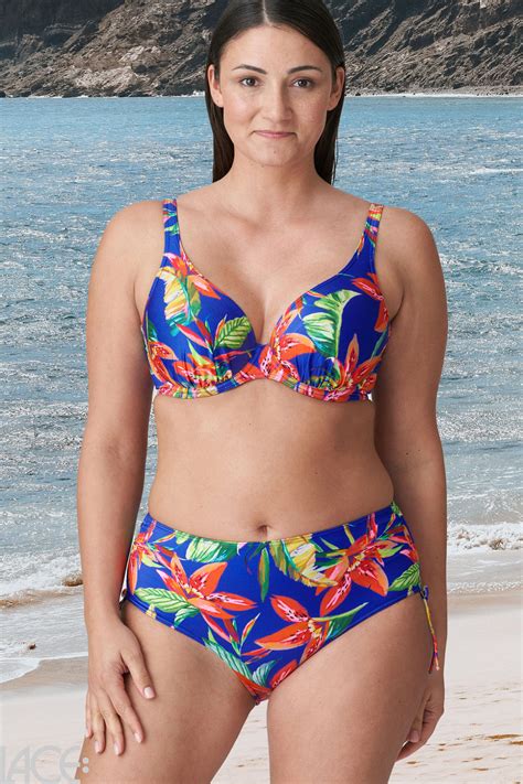 Primadonna Swim Latakia Bikini Beha Plunge D G Cup Tropical Rainforest