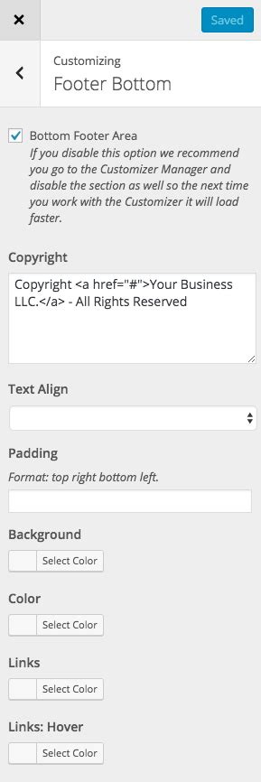 How To Edit Copyright Info Footer Bottom Total Docs