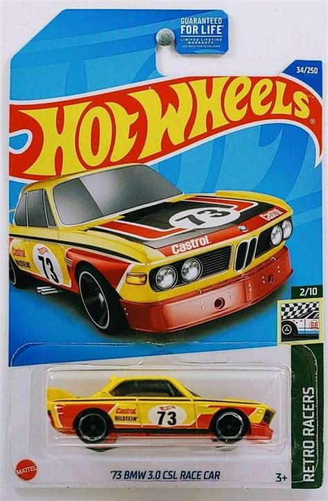 Машинка Hot Wheels 73 BMW 3 0 CSL Race Car 2022 Retro Rac 150