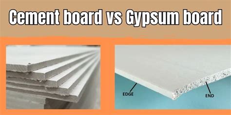 Cement Board Vs Gypsum Board What To Know Woodworkingtoolshq