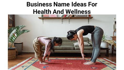 Business Name Ideas For Health And Wellness Abbasmalik