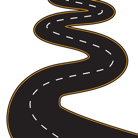 Winding Road clipart transparent - Clipart World