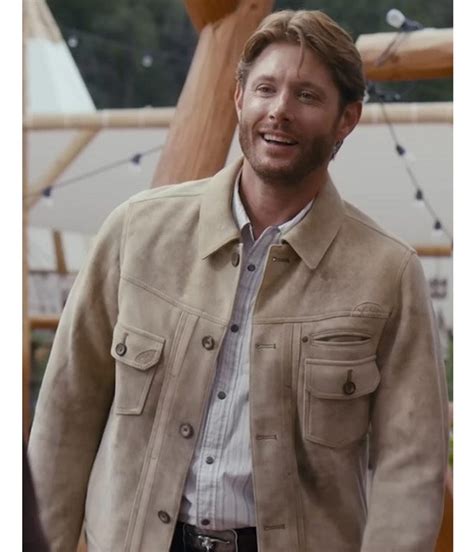 Jensen Ackles Season 3 Big Sky Beau Arlen Suede Jacket - Jackets Masters