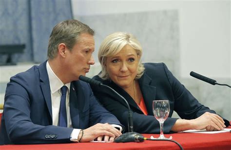 Que contient l accord passé entre Le Pen et Dupont Aignan Valeurs