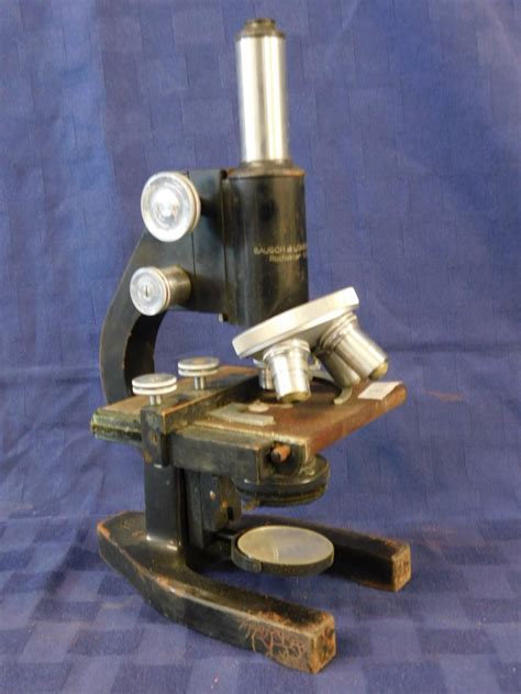 Sold At Auction Bausch And Lomb Microscope