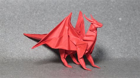 How To Make An Origami Dragon Origami Dragon 30 Henry Phạm Origami Dragon Origami Hard