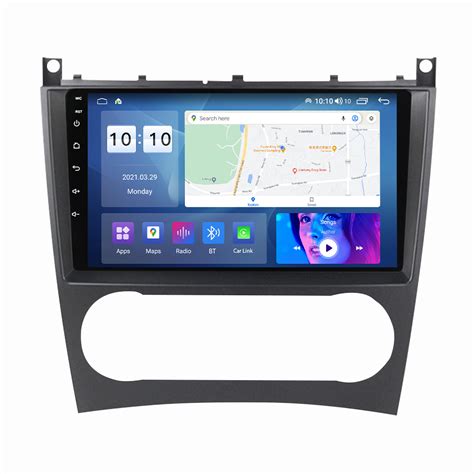 Navigatie Mercedes C Class W203 CLK W209 Din 2000 2005 Cu Android 13