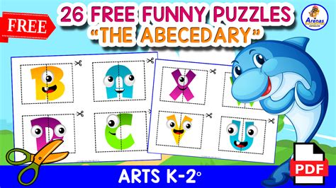 26 FREE PUZZLES OF THE ABC | Cut Out Activity by Teach Simple