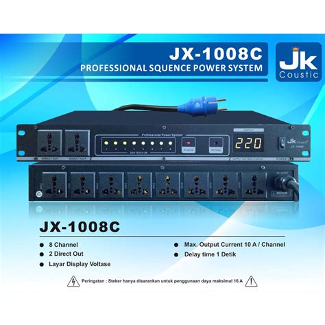 Jual Power Sequencer Jx C Jk Coustic Sequencer Jx C Shopee