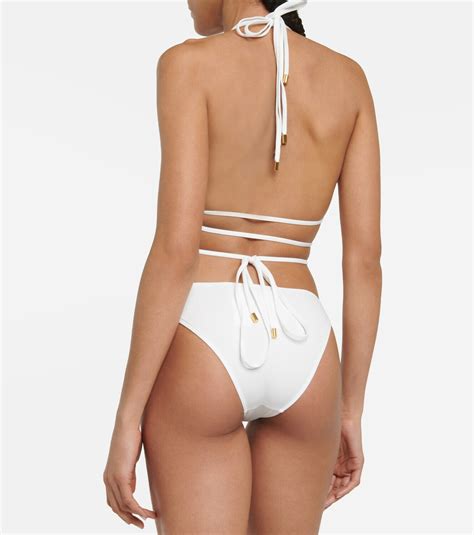 Loewe Paulas Ibiza Anagram Bikini Top Loewe