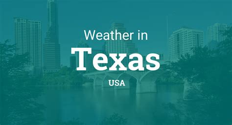 Weather in Texas, United States