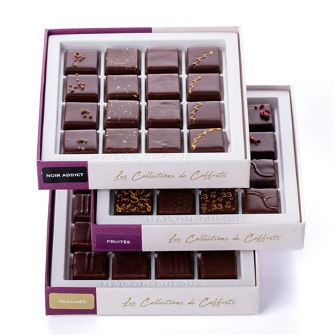 Coffret Chocolat Niveaux Noir Addict Les Pralin S Les Fruit S