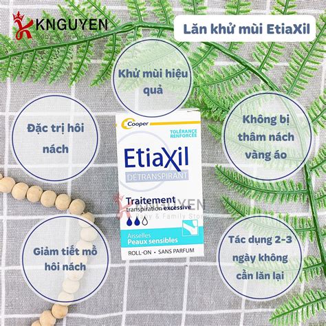 Lăn nách khử mùi đặc trị mồ hôi Etiaxil 15ml knguyenstore