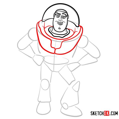 How To Draw Buzz Lightyear Toy Story Sketchok Easy Drawing Guides