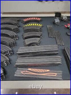 Car Track Set Huge Lot Vintage Tyco Slot Car Set Pieces Read