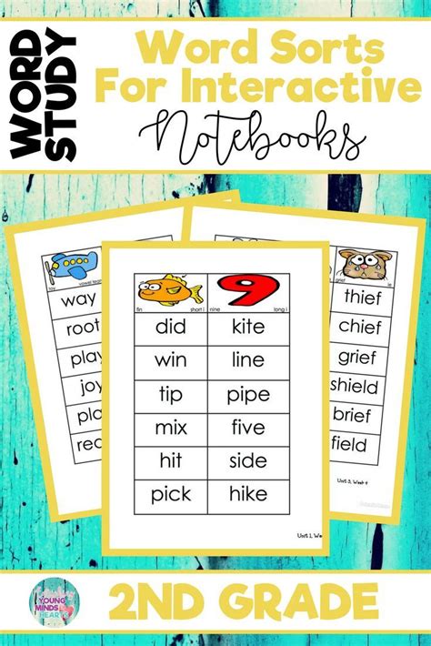 Make Word Study Fun With These Hands On Interactive Word Sorts For