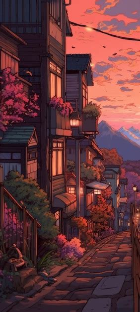 Premium AI Image | Anime scenery wallpapers that will make you want to ...