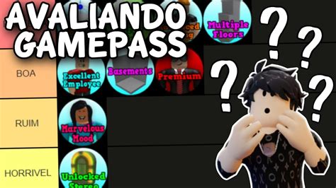 Avaliando As Gamepass Do Bloxburg Depois Da Nova AtualizaÇÃo Roblox Youtube