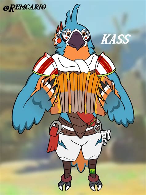 Art Of My Favourite Botw Character Kass Oc R Breath Of The Wild