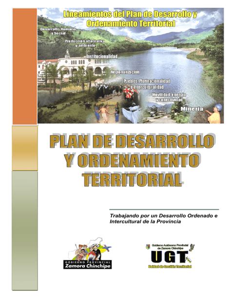 Plan De Desarrollo Y Ordenamiento Territorial